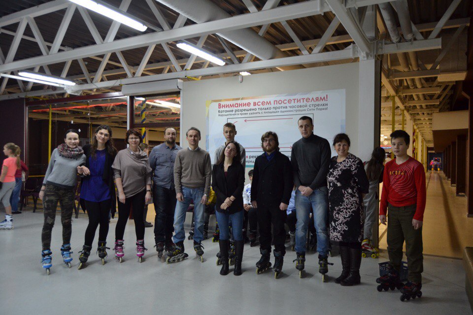 Молодежь собора на роликах